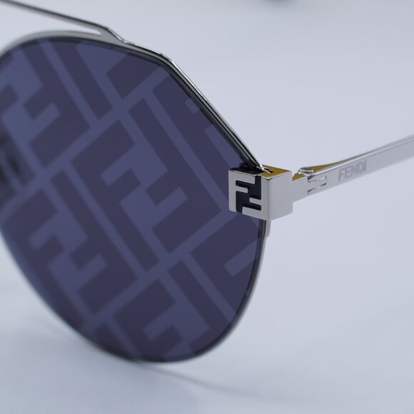 Final Price! Fendi FE40060U 16X Silver/Blue Sunglasses - Picture 11 of 12